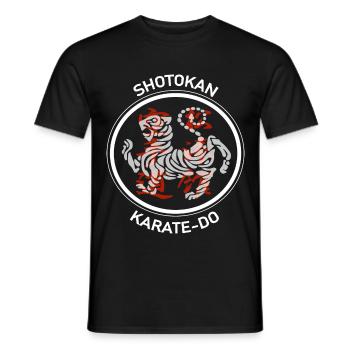Karate Shotokan Shirt - T-shirt homme - noir - Devant - AI Model Male 178 light (178cm)