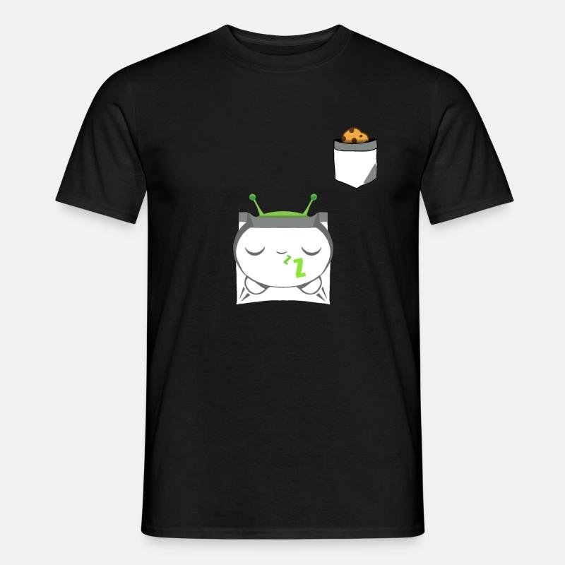 mooncake - Männer T-Shirt - Schwarz