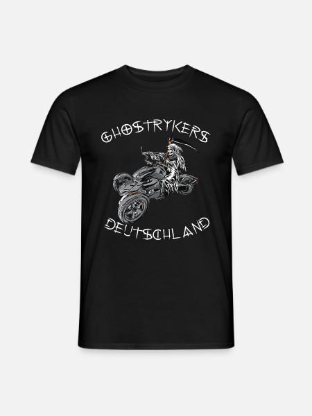 Ghostryker Germany White - Men's T-Shirt - black