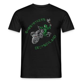 Ghostryker 2 Allemagne Vert - T-shirt homme - noir - Devant - AI Model Male 178 light (178cm)