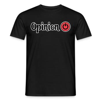 Dites-moi ce que vous en pensez. Avis OFF - T-shirt homme - noir - Devant - AI Model Male 178 light (178cm)