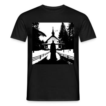 Dominus Caprae Noir - T-shirt homme - noir - Devant - AI Model Male 178 light (178cm)