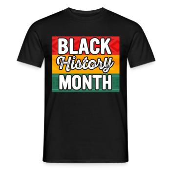 Black History Month Black History - Männer T-Shirt - Schwarz - Vorne - AI Model Male 178 light (178cm)