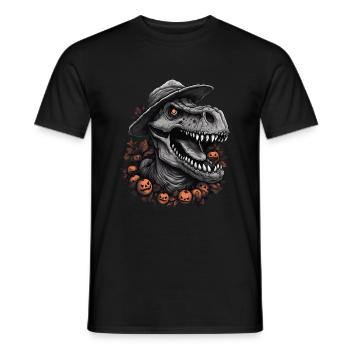 Dinosaur Halloween Cute Sour Disguise - Men's T-Shirt - black - Front - AI Model Male 178 light (178cm)