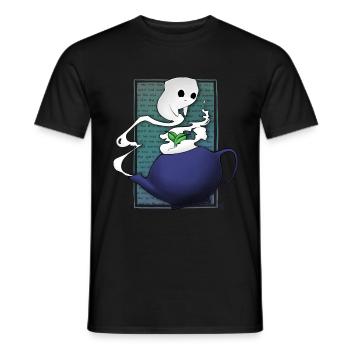 Teapot Spirit - Men's T-Shirt - black - Front - AI Model Male 178 light (178cm)