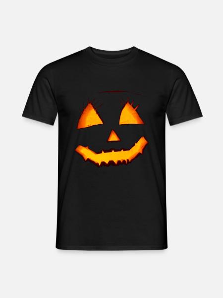 Citrouille Halloween - T-shirt homme - noir
