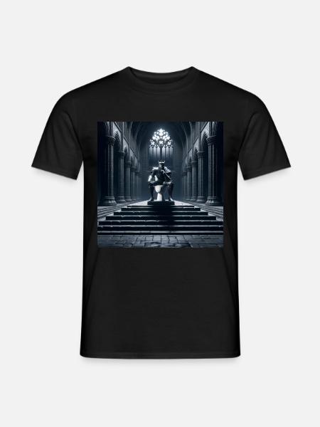 Fart Souls - Hollow Knight on Porcelain Throne #10 - Men's T-Shirt - black