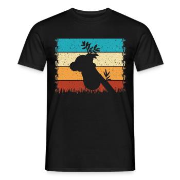 Koala - T-shirt homme - noir - Devant - AI Model Male 178 light (178cm)