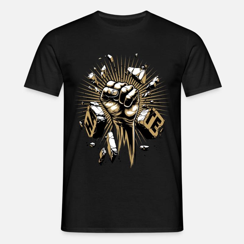Bekämpfe den Hass - Männer T-Shirt - Schwarz