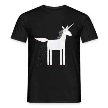 Where Sprinkles Come From - Men's T-Shirt - black - Front - AI Model Male 178 light (178cm)