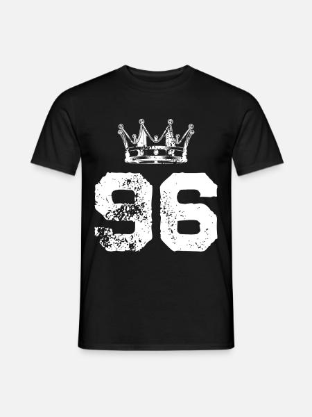 96 Number crown - Men's T-Shirt - black