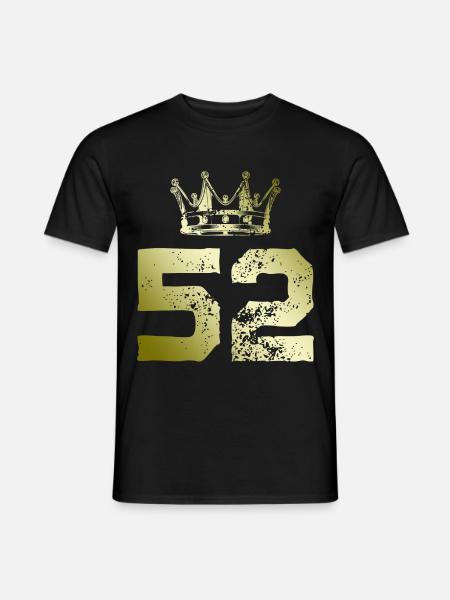 52 Couronne numérique - T-shirt homme - noir