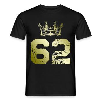 62 Couronne numérique - T-shirt homme - noir - Devant - AI Model Male 178 light (178cm)
