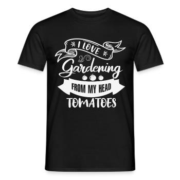 Jardiniers amateurs, jardiniers de fruits et légumes - T-shirt homme - noir - Devant - AI Model Male 178 light (178cm)