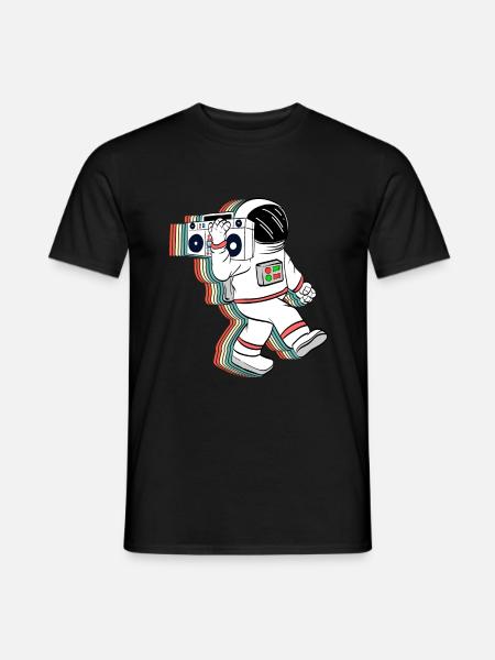 Sind Sie ein Fan der Astronomie? Ein - Männer T-Shirt - Schwarz