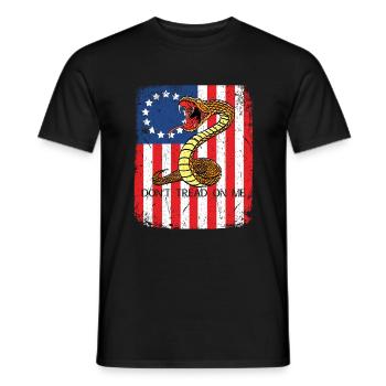 "Deadly" Cobra Design King Cobra Unique Design - Men's T-Shirt - black - Front - AI Model Male 178 light (178cm)