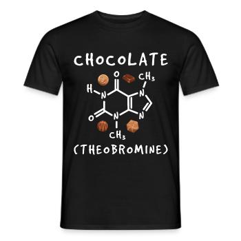 Chemie Süßigkeiten Naschen - Männer T-Shirt - Schwarz - Vorne - AI Model Male 178 light (178cm)