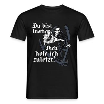 Sensenmann Lustig Lustig - Männer T-Shirt - Schwarz - Vorne - AI Model Male 178 light (178cm)