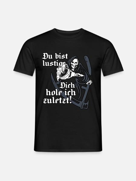 Sensenmann Lustig Lustig - Männer T-Shirt - Schwarz