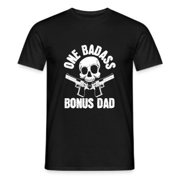 Dad Grandfather Uncles Grandpas Relative One Bad - Männer T-Shirt - Schwarz - Vorne - AI Model Male 178 light (178cm)