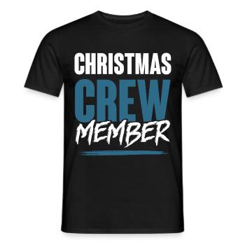 Christmas Crew - Men's T-Shirt - black - Front - AI Model Male 178 light (178cm)