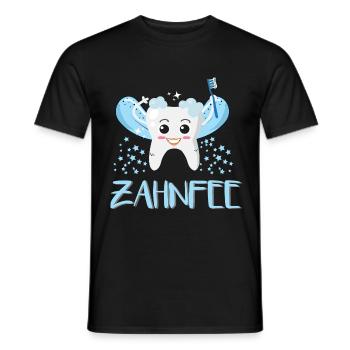 Zahn und Zahnarzt Zahnfee Geschenk mit magisch - Männer T-Shirt - Schwarz - Vorne - AI Model Male 178 light (178cm)