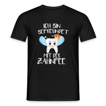 Zahn magisch - Männer T-Shirt - Schwarz - Vorne - AI Model Male 178 light (178cm)