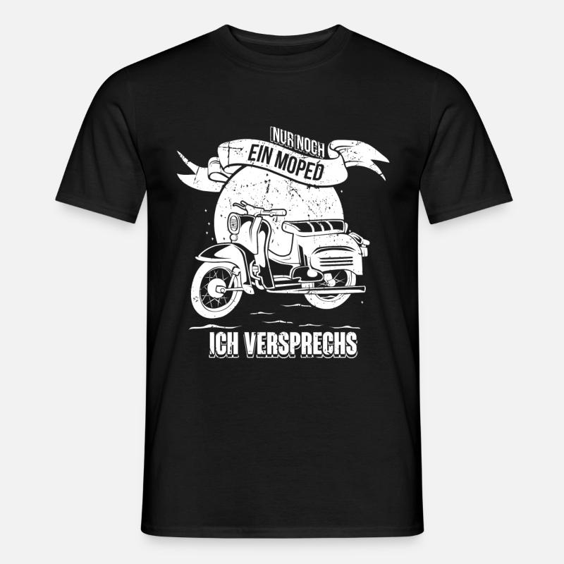 Ostalgie Schwalbe Simson Suhl Moped - mir reichts - Männer T-Shirt - Schwarz