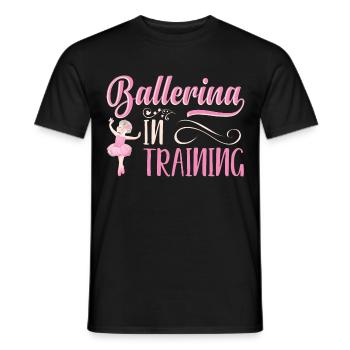 Ballerina Lifestyle Tanz Klassisches Ballett Gesch - Männer T-Shirt - Schwarz - Vorne - AI Model Male 178 light (178cm)