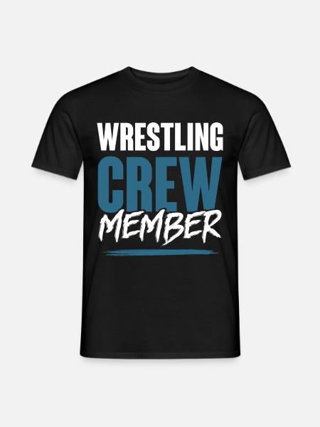 Wrestling Crew - Männer T-Shirt - Schwarz