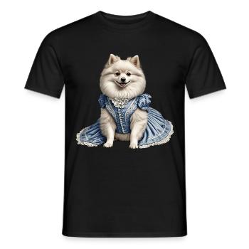 Noble dog - Men's T-Shirt - black - Front - AI Model Male 178 light (178cm)
