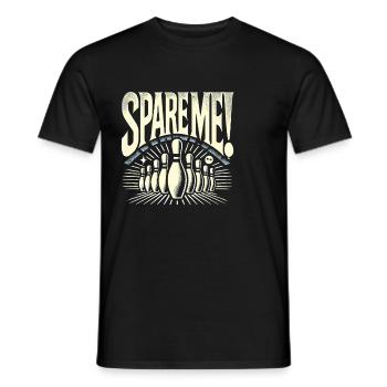 Verschont mich! - Männer T-Shirt - Schwarz - Vorne - AI Model Male 178 light (178cm)