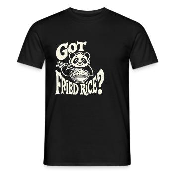 Haben Sie gebratenen Reis? - Männer T-Shirt - Schwarz - Vorne - AI Model Male 178 light (178cm)