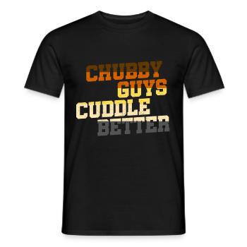 Dicker Mann Übergewicht lustiger Spruch Geschenk - Männer T-Shirt - Schwarz - Vorne - AI Model Male 178 light (178cm)
