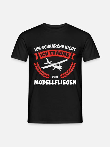Modellflug RC Flugzeug Modellflieger - Männer T-Shirt - Schwarz