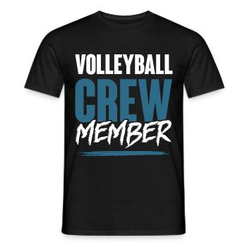 Équipe de volley-ball - T-shirt homme - noir - Devant - AI Model Male 178 light (178cm)