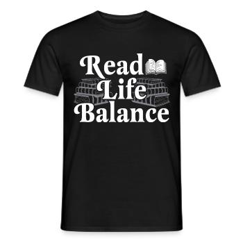 Lecteur de livres Reading Lover Propriétaires de livres - T-shirt homme - noir - Devant - AI Model Male 178 light (178cm)
