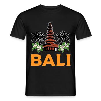 Bali - T-shirt homme - noir - Devant - AI Model Male 178 light (178cm)