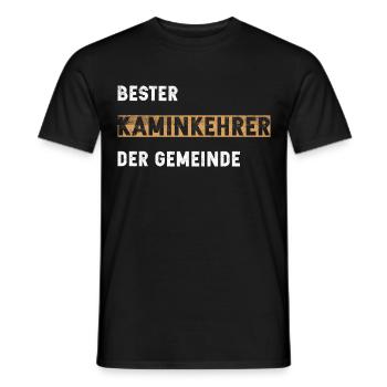 Kaminkehrer, Schornsteinfeger, Kaminfeger Geschenk - Männer T-Shirt - Schwarz - Vorne - AI Model Male 178 light (178cm)