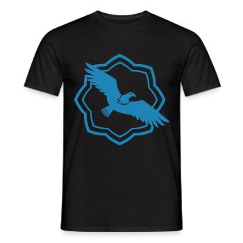 Vogel - Fliegen - Naturschutz Tierfreund Freiheit - Männer T-Shirt - Schwarz - Vorne - AI Model Male 178 light (178cm)