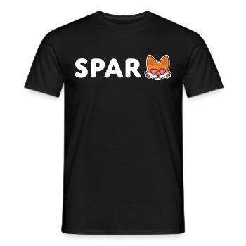 Fuchs Sparer Sparen Sparfuchs - Männer T-Shirt - Schwarz - Vorne - AI Model Male 178 light (178cm)