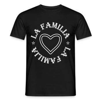 La Familia - Männer T-Shirt - Schwarz - Vorne - AI Model Male 178 light (178cm)
