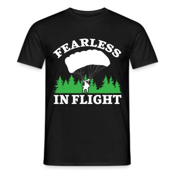 Fallschirmjäger Fallschirmspringen Fallschirmsprin - Männer T-Shirt - Schwarz - Vorne - AI Model Male 178 light (178cm)