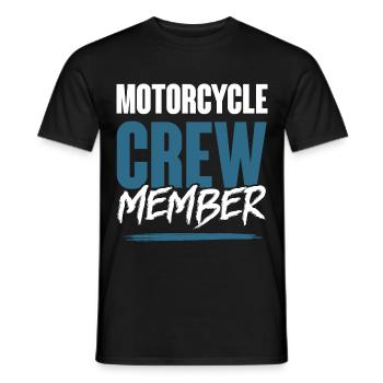 Motorcycle Crew - Männer T-Shirt - Schwarz - Vorne - AI Model Male 178 light (178cm)