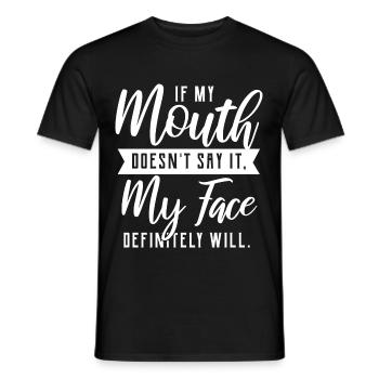 Citation drôle - T-shirt homme - noir - Devant - AI Model Male 178 light (178cm)