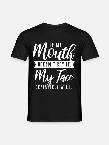 Funny quote - Men's T-Shirt - black