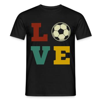 Fußball Fussball Fußballer Fußballspieler Trainer - Männer T-Shirt - Schwarz - Vorne - AI Model Male 178 light (178cm)