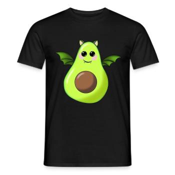 Avocado Fledermaus - Männer T-Shirt - Schwarz - Vorne - AI Model Male 178 light (178cm)