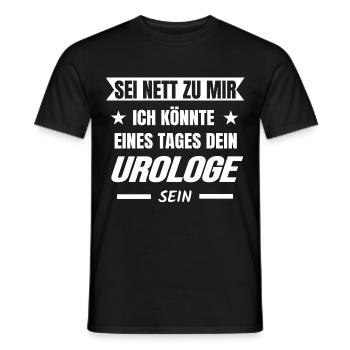 Urologe Mediziner Urologie - Männer T-Shirt - Schwarz - Vorne - AI Model Male 178 light (178cm)