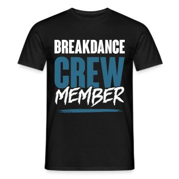 Équipe de breakdance - T-shirt homme - noir - Devant - AI Model Male 178 light (178cm)